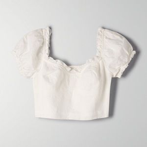 Aritzia Wilfred Wander Blouse (White)